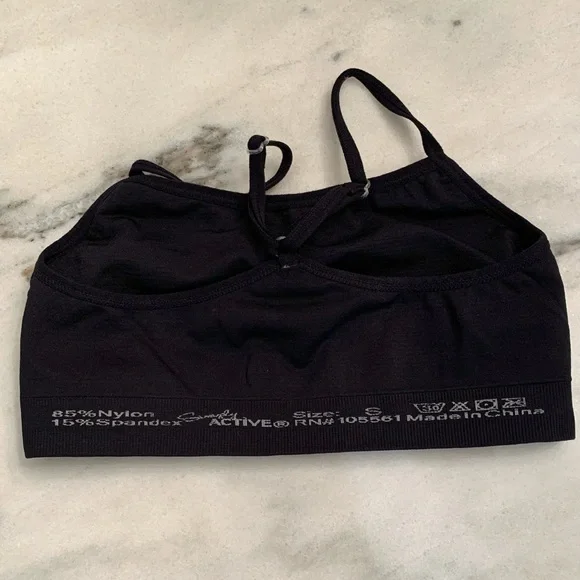 Simply Active • Black Sports Bra - Picture 5 of 5